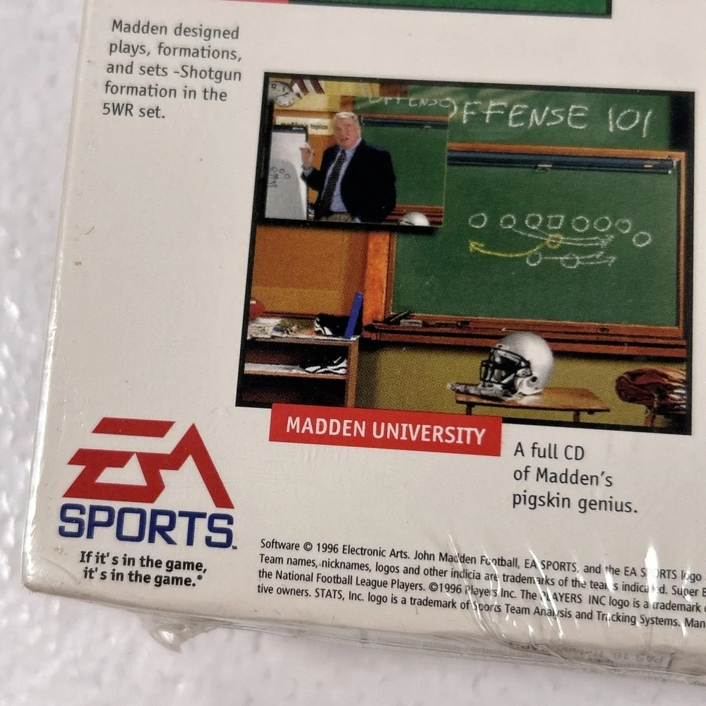 Vintage Madden NFL 97 Big Box PC Brand New Factory Sealed NOS NIB 90's Y2K